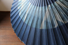 画像をギャラリービューアに読み込む, 蛇の目傘【石徹白藍染2023　助六四角】
