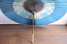 画像をギャラリービューアに読み込む, 蛇の目傘【石徹白藍染2023　助六四角】
