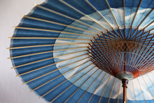 画像をギャラリービューアに読み込む, 蛇の目傘【石徹白藍染2023　助六四角】
