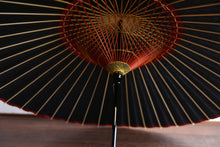 画像をギャラリービューアに読み込む, 蛇の目傘【黒(軒赤)】 - 和傘CASA
