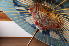 画像をギャラリービューアに読み込む, 蛇の目傘【石徹白藍染2023　助六花】 - 和傘CASA
