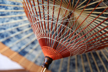 Load image into Gallery viewer, 蛇の目傘【ギャラクシー（軒奴柿渋）】 - 和傘CASA
