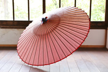 画像をギャラリービューアに読み込む, 蛇の目傘【鹿の子　赤】 - 和傘CASA
