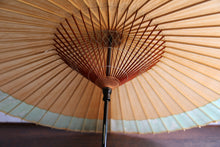 Load image into Gallery viewer, 蛇の目傘【軒奴　柿渋×かすみ染(グリーン)】 - 和傘CASA
