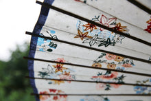 画像をギャラリービューアに読み込む, 蛇の目傘【四君子カラフル（軒紺）】 - 和傘CASA
