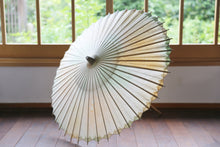 画像をギャラリービューアに読み込む, 日傘【網代 かすみ染め グリーンキャロット】 - 和傘CASA

