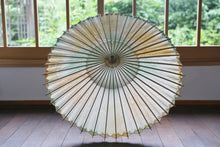画像をギャラリービューアに読み込む, 日傘【網代 かすみ染め グリーンキャロット】 - 和傘CASA
