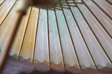 画像をギャラリービューアに読み込む, 日傘【網代 かすみ染め グリーンキャロット】 - 和傘CASA
