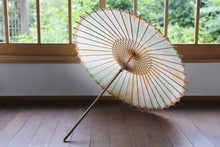 将图片加载到图库查看器，日傘【網代 かすみ染め オレンジグリーン】 - 和傘CASA
