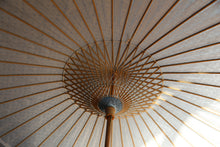 画像をギャラリービューアに読み込む, 日傘【透かし和紙水玉×藍染め手漉き美濃和紙】 - 和傘CASA
