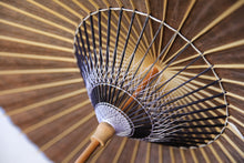 将图片加载到图库查看器，日傘【柿渋染(黒柿)】 - 和傘CASA
