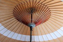 画像をギャラリービューアに読み込む, 蛇の目傘【輪　柿渋×白胡粉】 - 和傘CASA
