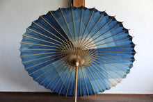 画像をギャラリービューアに読み込む, 網代日傘【石徹白藍染2021　層】
