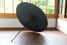 画像をギャラリービューアに読み込む, 日傘【黒　軒赤】
