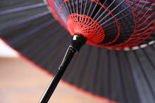 画像をギャラリービューアに読み込む, 日傘【黒　軒赤】
