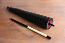 画像をギャラリービューアに読み込む, 日傘【黒　軒赤】
