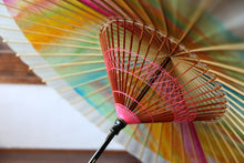 画像をギャラリービューアに読み込む, 蛇の目傘【軒奴　夕やけ】
