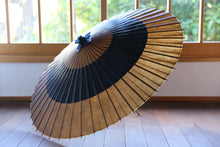 画像をギャラリービューアに読み込む, 蛇の目傘【助六　鉄媒染×黒】
