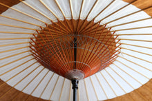 画像をギャラリービューアに読み込む, 蛇の目傘【助六　鉄媒染×白】
