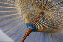 画像をギャラリービューアに読み込む, 日傘【二重張　青×青海波】
