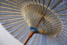 画像をギャラリービューアに読み込む, 日傘【二重張　青×レース】
