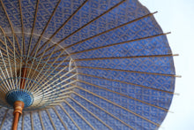 画像をギャラリービューアに読み込む, 日傘【二重張　青×レース】
