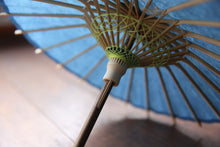 Load image into Gallery viewer, Mame(Mini) Japanese Umbrella [Ittetsu white indigo dye]
