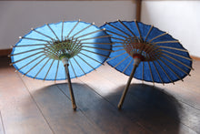 Load image into Gallery viewer, Mame(Mini) Japanese Umbrella [Ittetsu white indigo dye]
