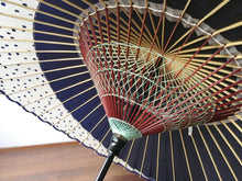 将图片加载到图库查看器，蛇の目傘【月奴　紺×水玉】 - 和傘CASA

