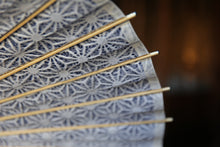 画像をギャラリービューアに読み込む, 日傘【二重張　紺×麻の葉】
