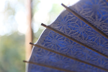画像をギャラリービューアに読み込む, 日傘【二重張　紺×麻の葉】
