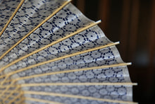 画像をギャラリービューアに読み込む, 日傘【二重張　紺×maruレース】
