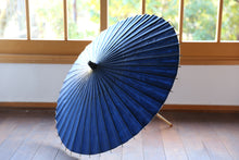 画像をギャラリービューアに読み込む, 日傘【二重張　紺×渦まき】 - 和傘CASA
