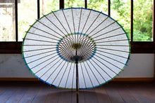 Load image into Gallery viewer, 日傘【軒ぼかし　緑青】 - 和傘CASA
